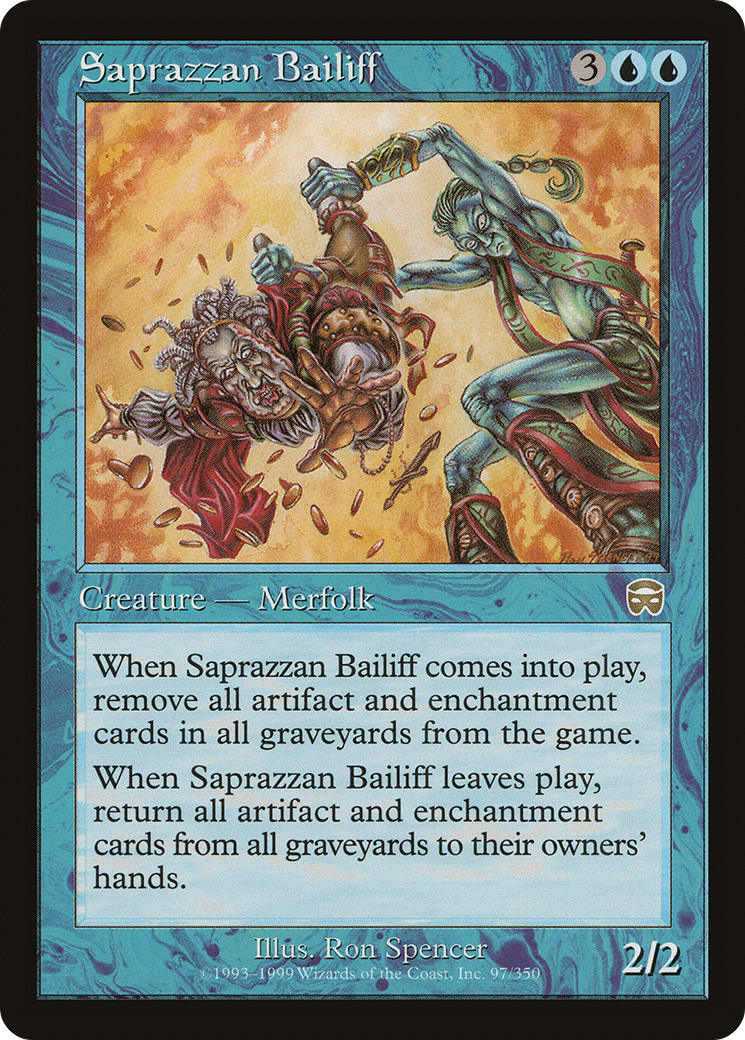 Saprazzan Bailiff [Mercadian Masques] Foil