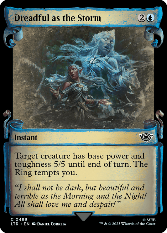 Dreadful as the Storm [The Lord of the Rings: Tales of Middle-Earth Showcase Scrolls] Foil