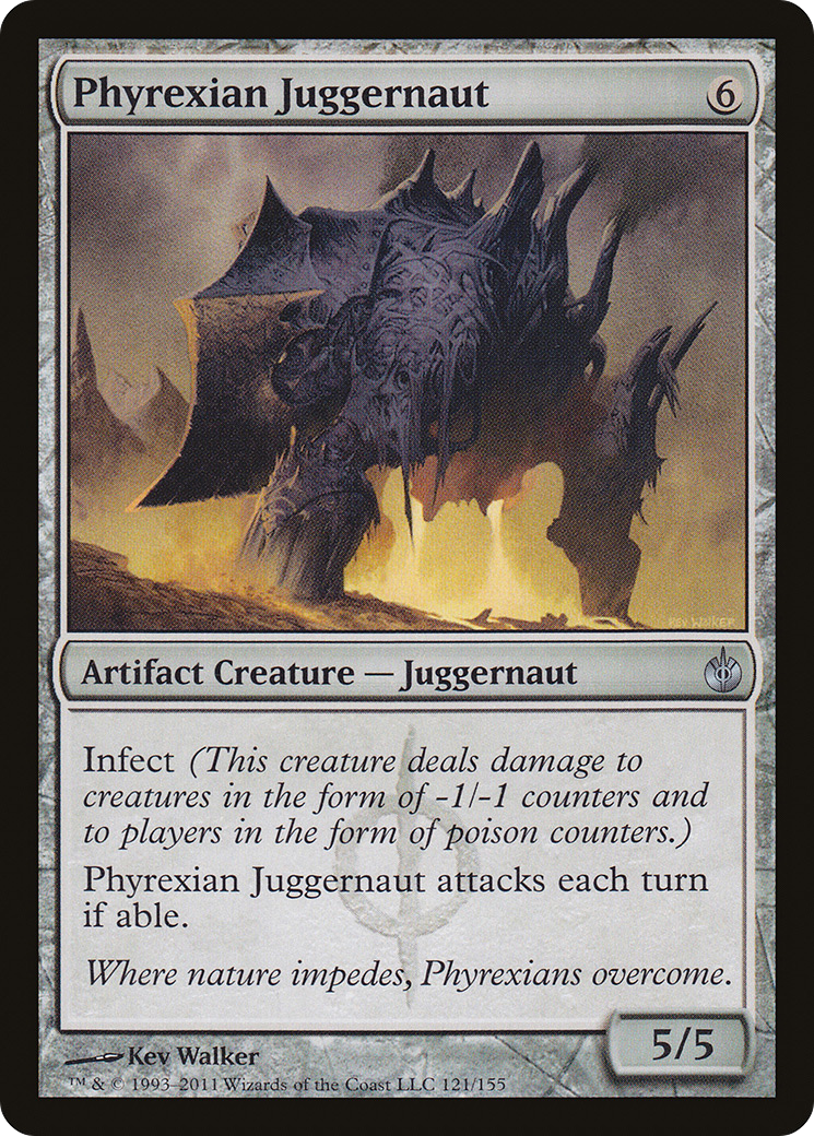 Phyrexian Juggernaut (121) Foil - Mirrodin Besieged