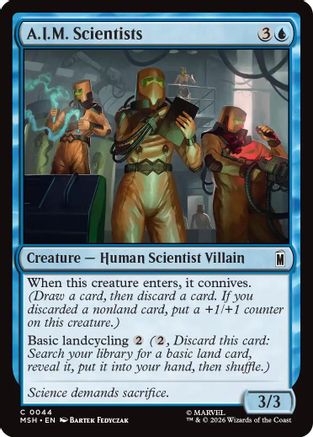 A.I.M. Scientists (044) Foil - Marvel Super Heroes