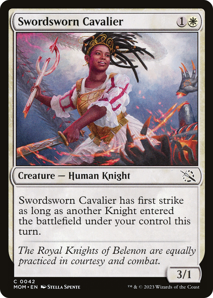 Swordsworn Cavalier [March of the Machine] Foil