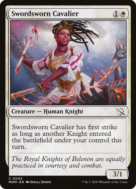 Swordsworn Cavalier [March of the Machine] Foil