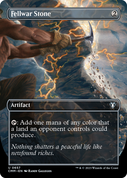Fellwar Stone (Borderless Alternate Art) [Commander Masters] Foil