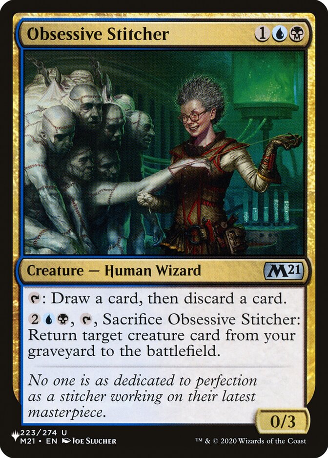 Obsessive Stitcher [The List] | Silver Goblin