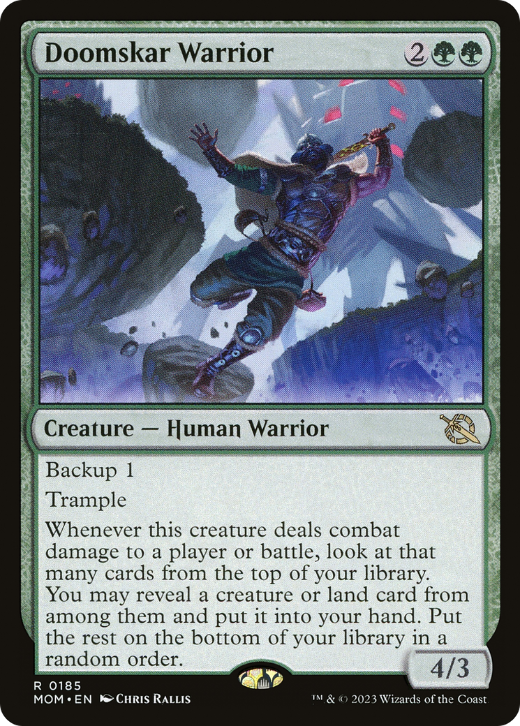 Doomskar Warrior [March of the Machine] Foil
