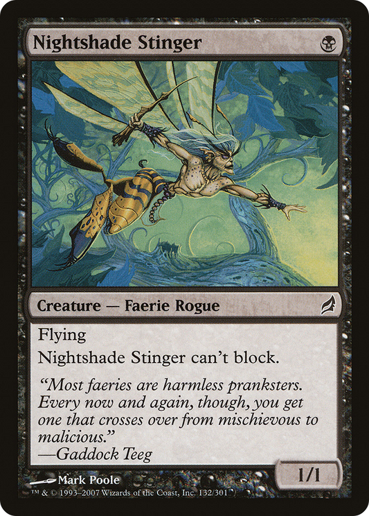 Nightshade Stinger [Lorwyn] Foil