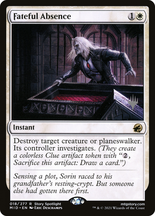 Fateful Absence (Promo Pack) [Innistrad: Midnight Hunt Promos] Foil