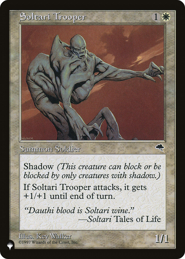 Soltari Trooper [The List Reprints] | Silver Goblin