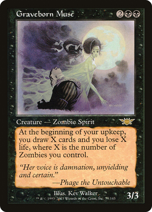 Graveborn Muse [Legions] Foil