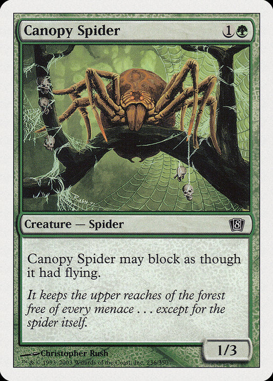Canopy Spider [Eighth Edition] Foil