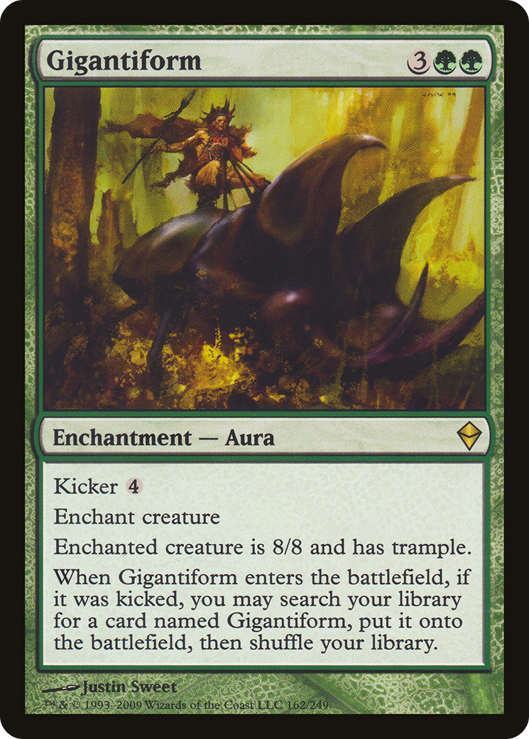 Gigantiform [Zendikar] Foil