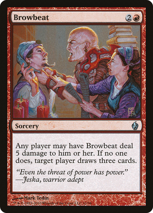 Browbeat [Premium Deck Series: Fire and Lightning]