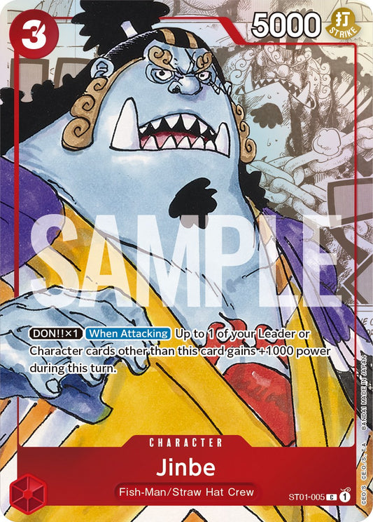 Jinbe (Alternate Art) (ST01-005) Foil