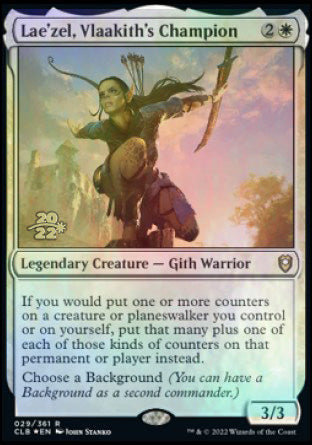 Lae'zel, Vlaakith's Champion [Commander Legends: Battle for Baldur's Gate Prerelease Promos] | Silver Goblin