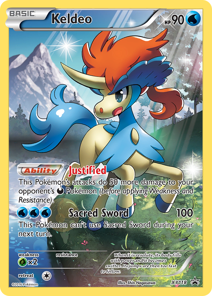 Keldeo (XY118) [XY: Black Star Promos] | Silver Goblin