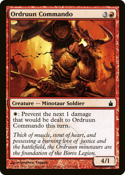 Ordruun Commando [Ravnica: City of Guilds] Foil