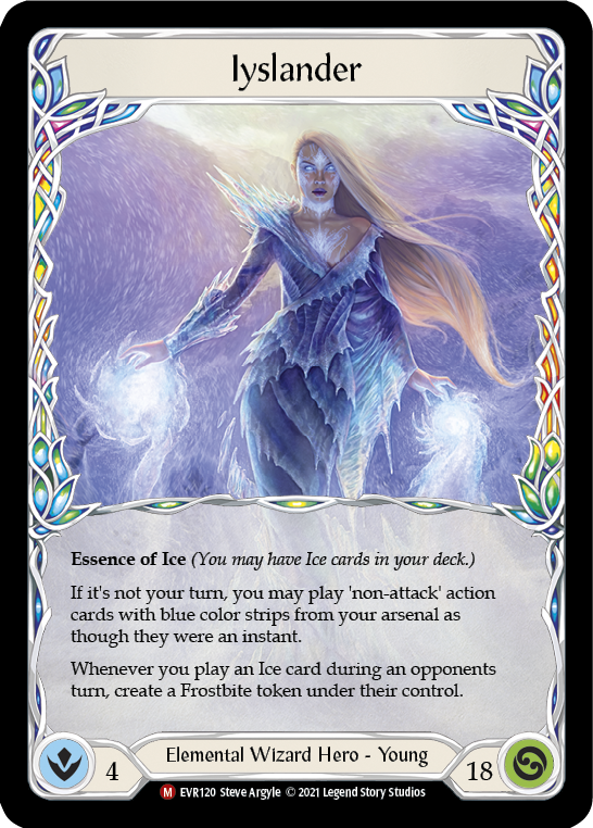 Iyslander [EVR120] (Everfest)  1st Edition Rainbow Foil | Silver Goblin