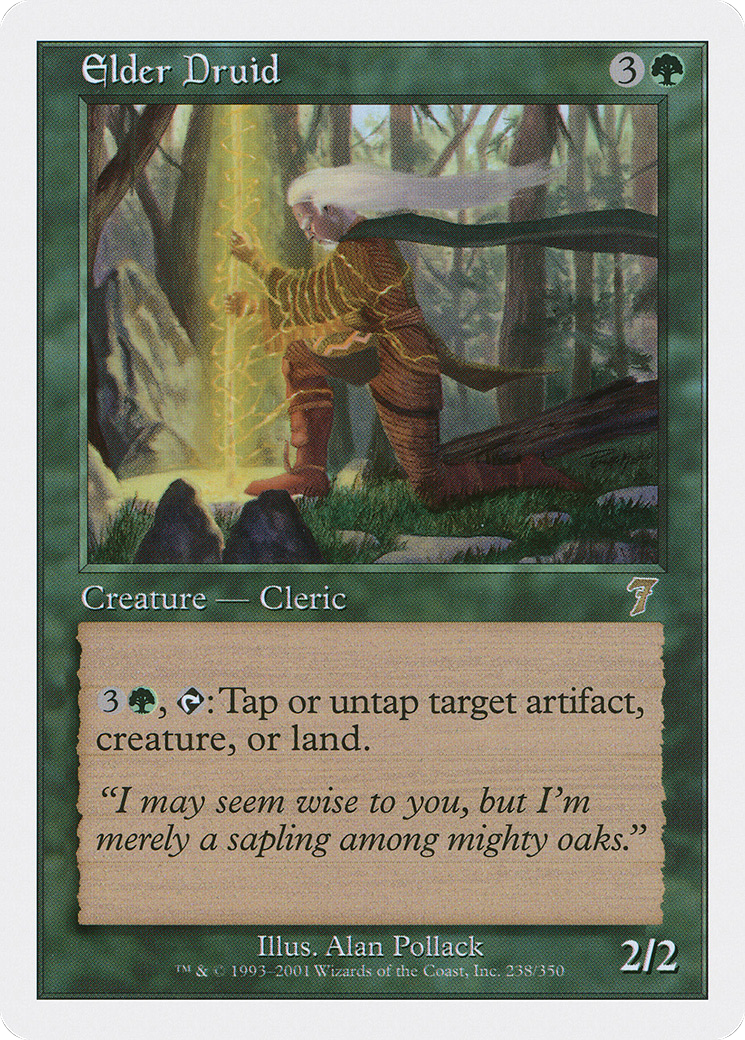 Elder Druid (238) Foil - Seventh Edition