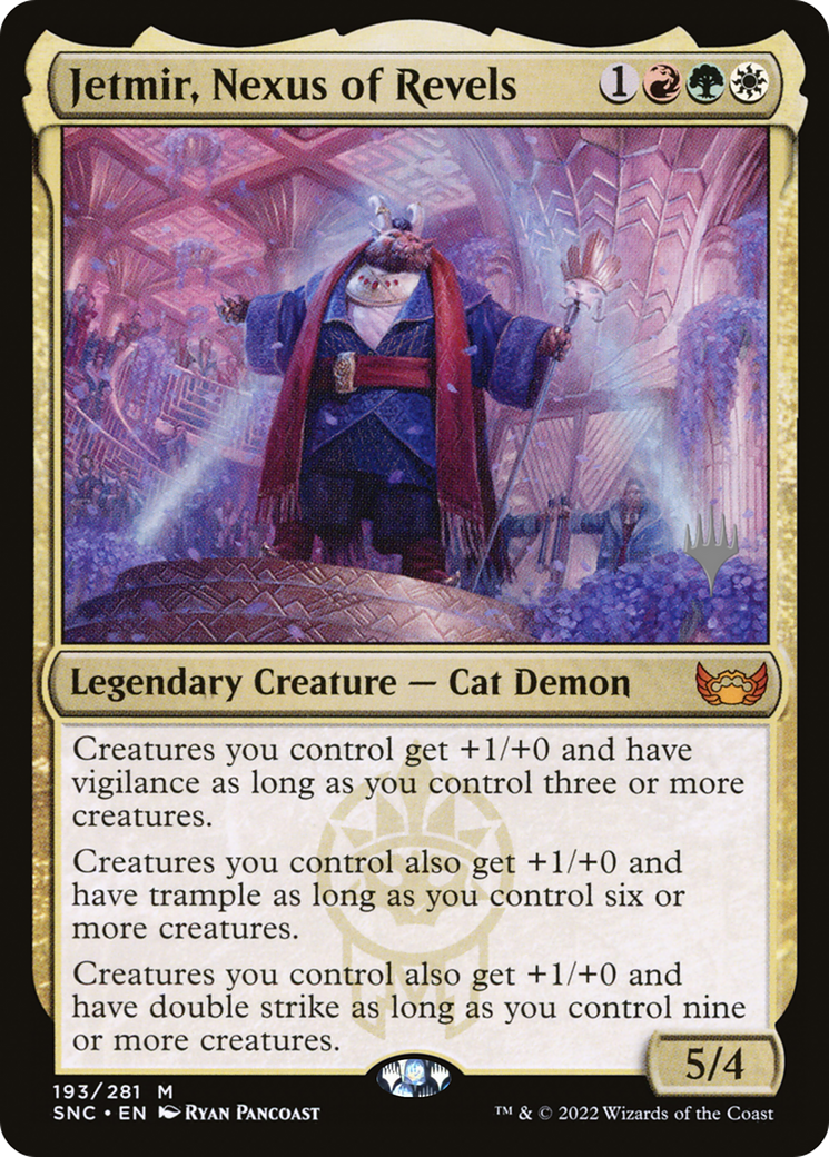 Jetmir, Nexus of Revels (Promo Pack) [Streets of New Capenna Promos] Foil