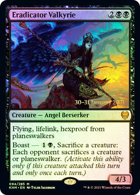 Eradicator Valkyrie [Kaldheim Prerelease Promos] | Silver Goblin