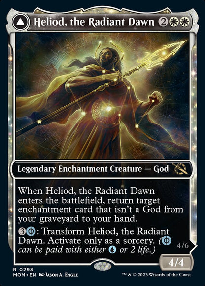 Heliod, the Radiant Dawn // Heliod, the Warped Eclipse (Showcase Planar Booster Fun) [March of the Machine] Foil