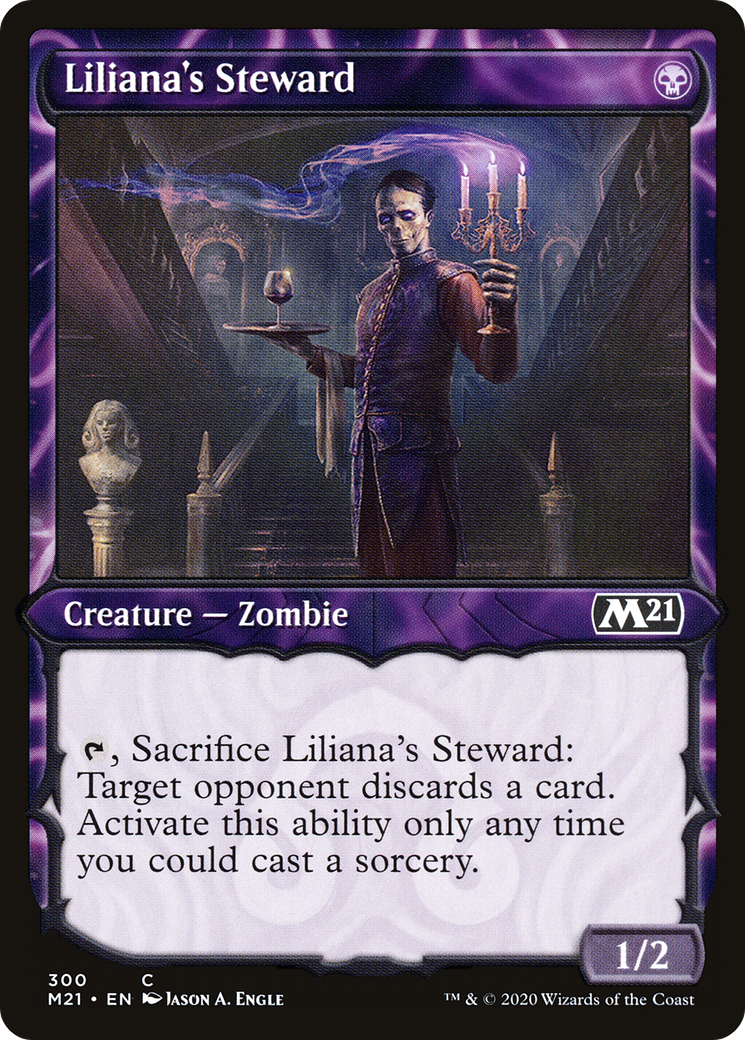 Liliana's Steward (Showcase) [Core Set 2021] Foil