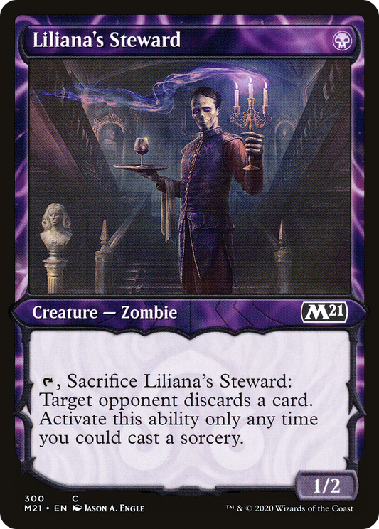 Liliana's Steward (Showcase) [Core Set 2021] Foil