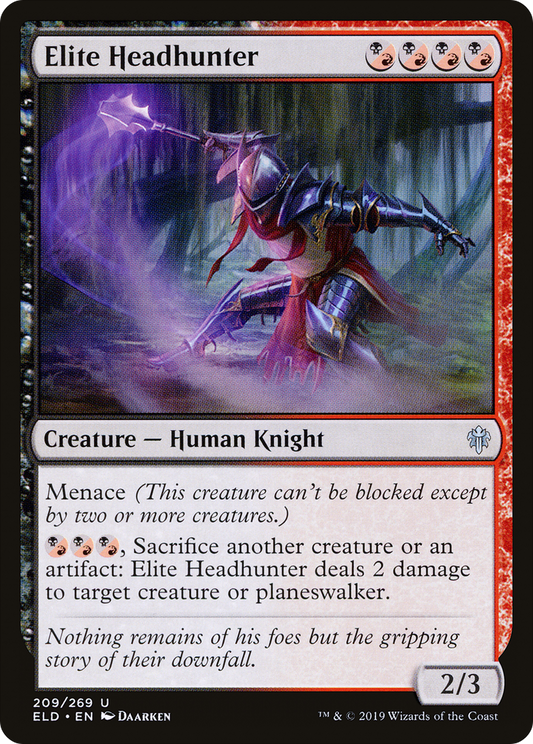 Elite Headhunter [Throne of Eldraine] Foil