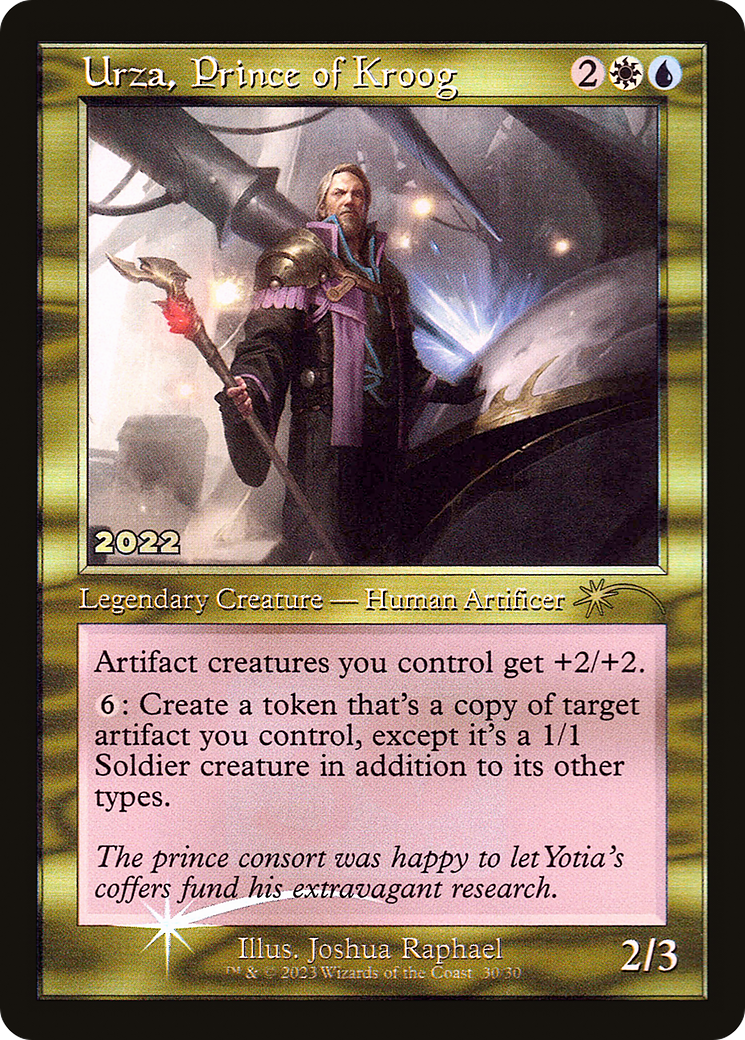 Urza, Prince of Kroog [30th Anniversary Promos] | Silver Goblin