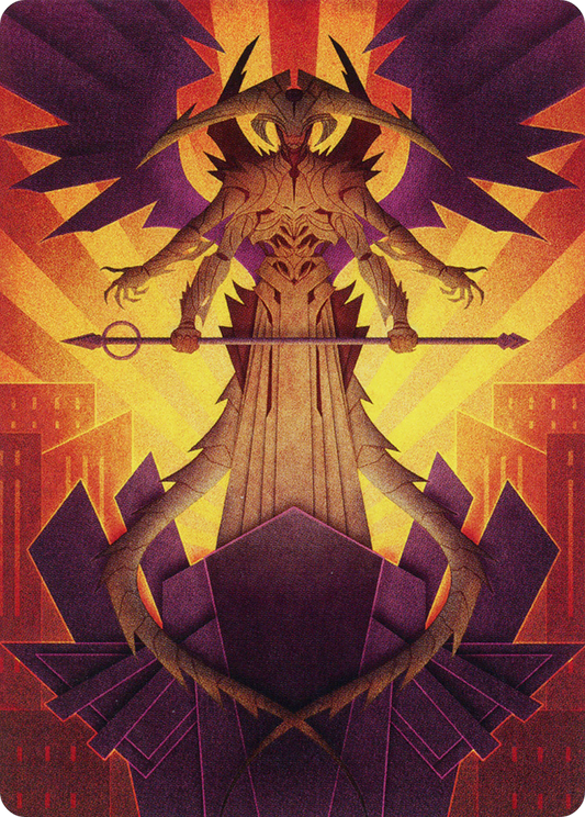 Atraxa, Praetors' Voice Art Card [March of the Machine Art Series] Foil