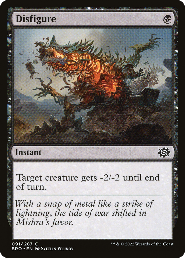 Disfigure [The Brothers' War] Foil