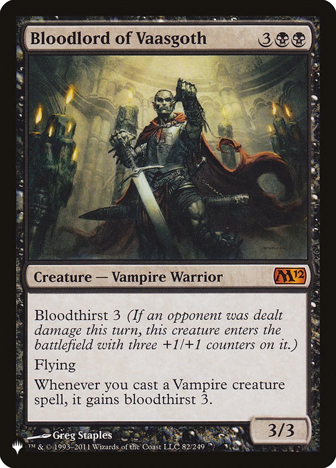 Bloodlord of Vaasgoth [The List] | Silver Goblin