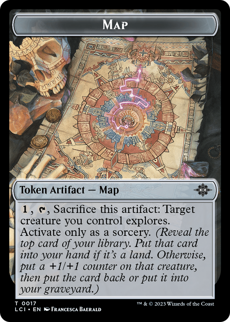 Map Token [The Lost Caverns of Ixalan Tokens] | Silver Goblin