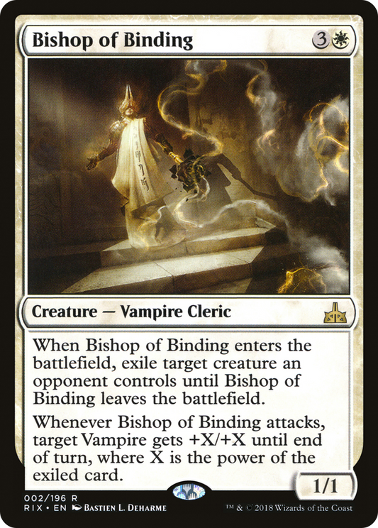 Bishop of Binding [Rivals of Ixalan] Foil