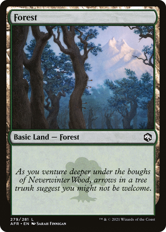Forest (279) [Dungeons & Dragons: Adventures in the Forgotten Realms] Foil