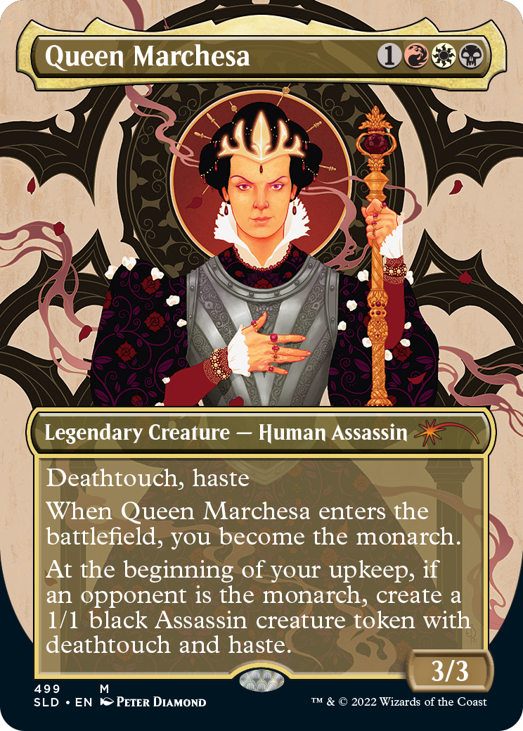 Queen Marchesa (Borderless) [Secret Lair Drop Series] | Silver Goblin