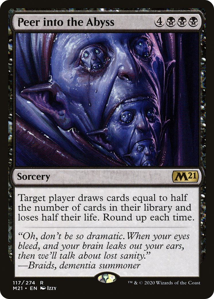 Peer into the Abyss [Core Set 2021] Foil
