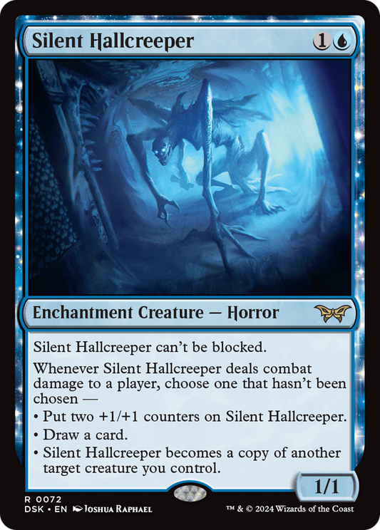 Silent Hallcreeper [Duskmourn: House of Horror] Foil