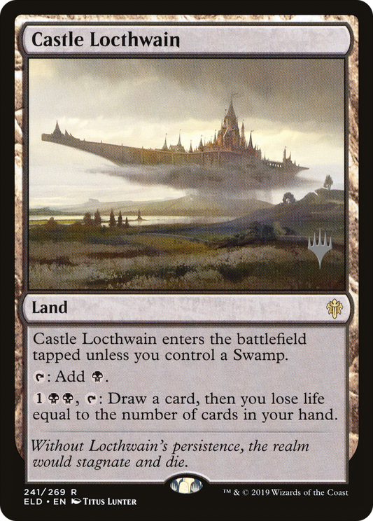 Castle Locthwain (Promo Pack) [Throne of Eldraine Promos] Foil