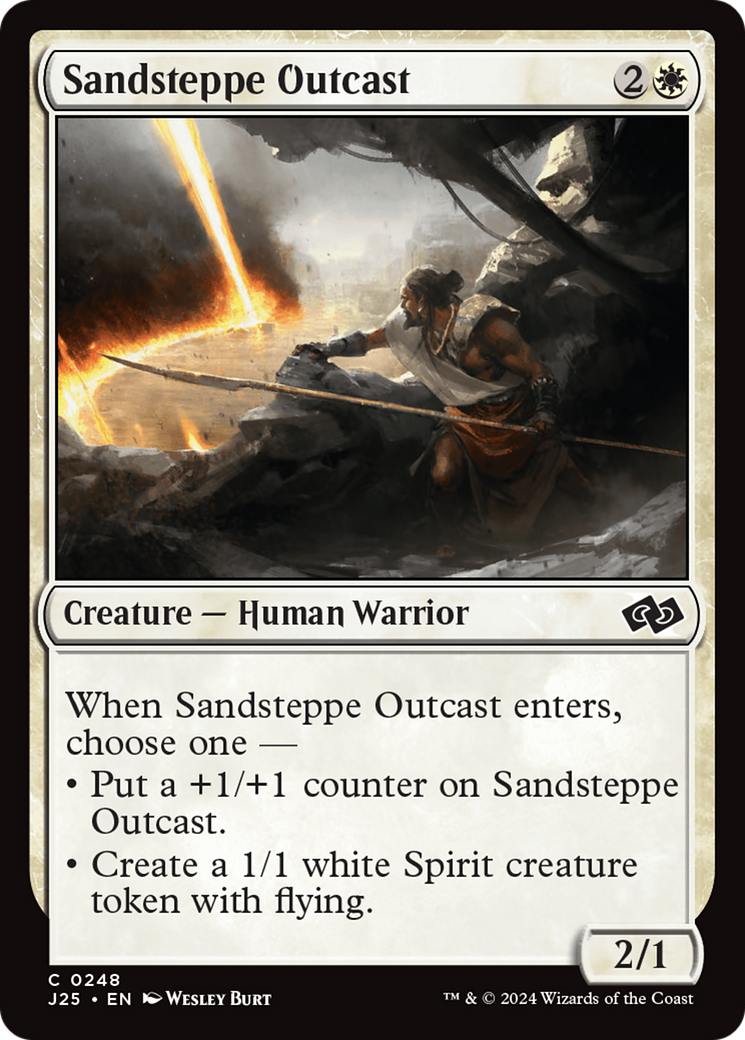 Sandsteppe Outcast [Foundations Jumpstart] | Silver Goblin