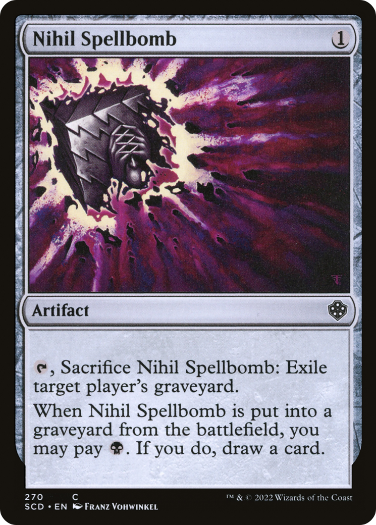 Nihil Spellbomb [Starter Commander Decks] | Silver Goblin