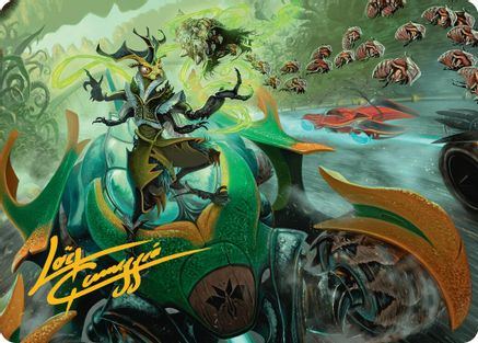 Aatchik, Emerald Radian (015s) Gold-Stamped - Art Series: Aetherdrift