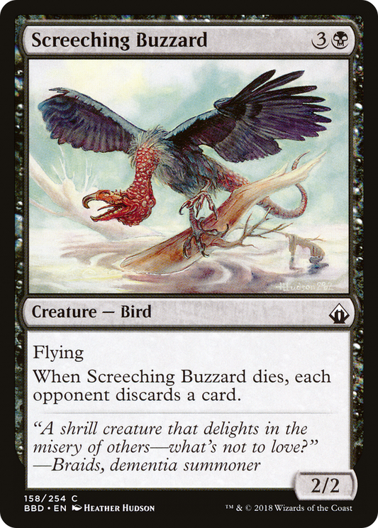Screeching Buzzard [Battlebond] Foil