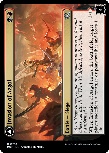 Invasion of Azgol // Ashen Reaper [March of the Machine] Foil
