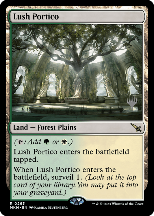 Lush Portico (Promo Pack) [Murders at Karlov Manor Promos] Foil