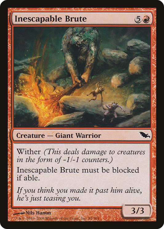 Inescapable Brute [Shadowmoor] Foil
