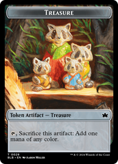 Squirrel // Treasure Double-Sided Token [Bloomburrow Tokens] | Silver Goblin