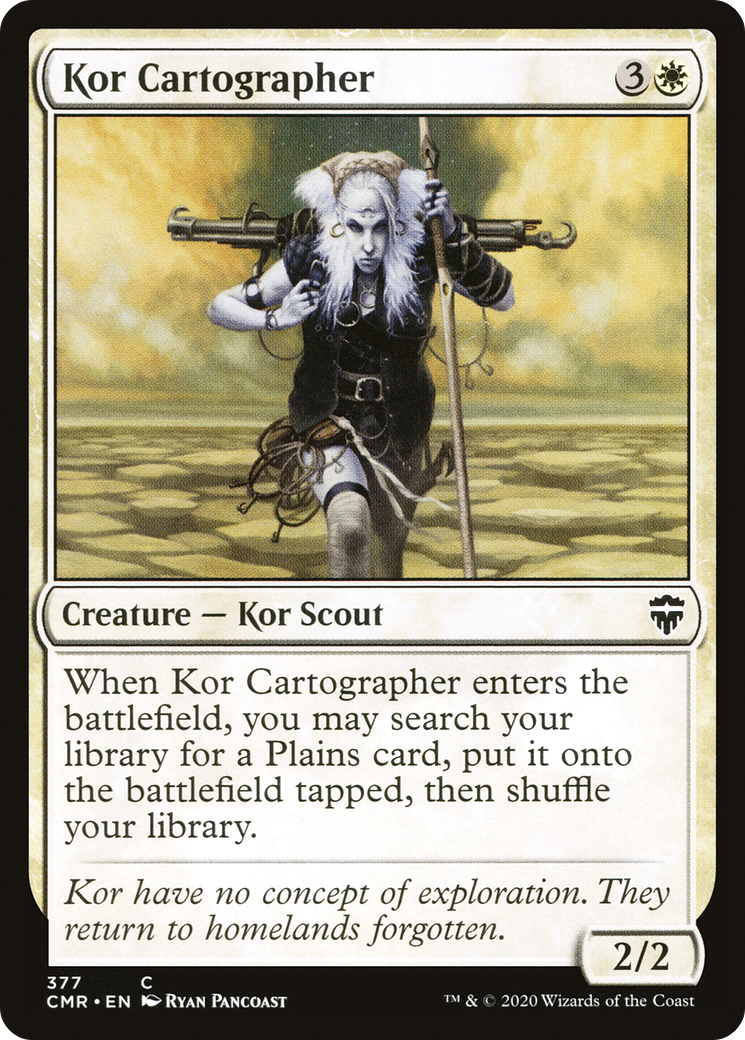 Kor Cartographer (377) [Commander Legends] | Silver Goblin