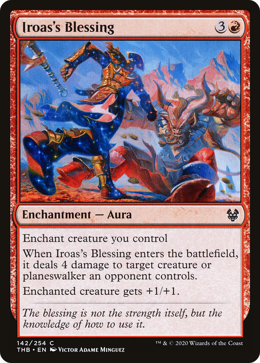 Iroas's Blessing [Theros Beyond Death] Foil