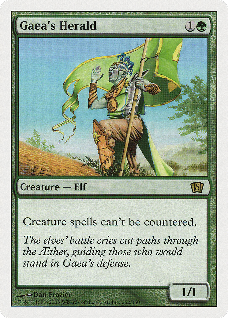 Gaea's Herald (252) Foil - Eighth Edition